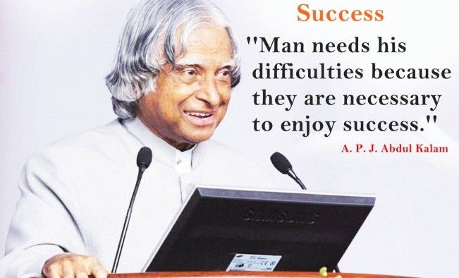 A thoughtful quote by our former President of India, A. P. J.