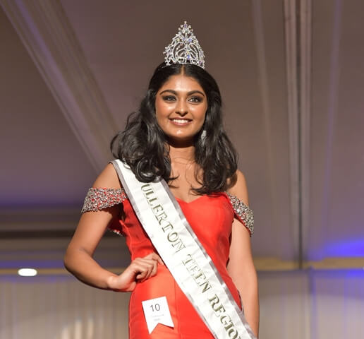 16-year-old Indian American Henna Sanghvi Wins ‘Miss Fullerton Teen USA 2018’ Title in California