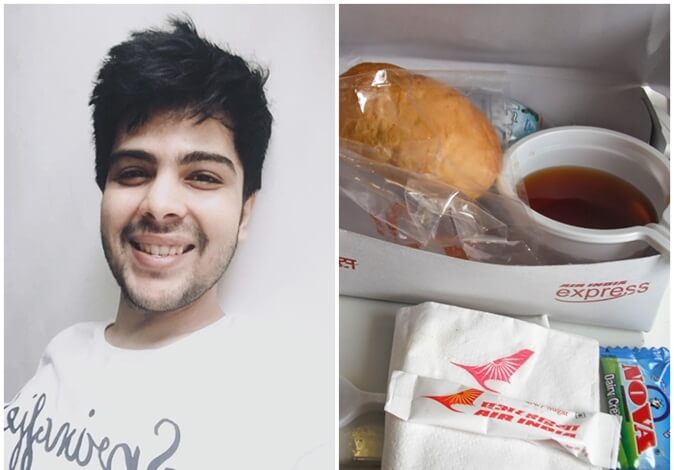 This Human of India from Mumbai Collected Leftover Food on Air India Flight to Feed the Hungry