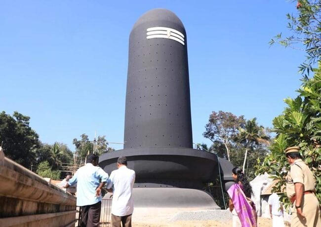 India Unveils World’s Tallest Shiva Lingam at Maheswaram Sivaparvathi Temple in Kerala