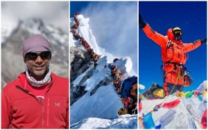 Gurinder Ricky Singh Mt Everest, Michigan Rakesh Patel mountaineer, Mount everest overcrowding