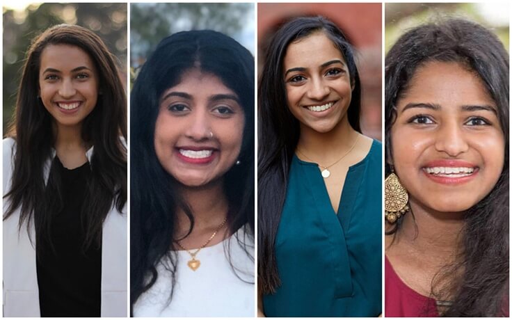 Four Promising Indian American Girls are Selected as WLP Scholars for Internship in US Congress Offices