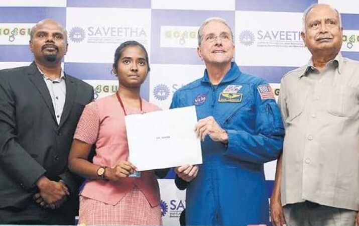 J. Dhaanya Thasnem NASA, National Space Science Contest 2019, Young Indian achievers