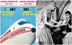 Air India good old days, Air India business class flights, golden age of air travel