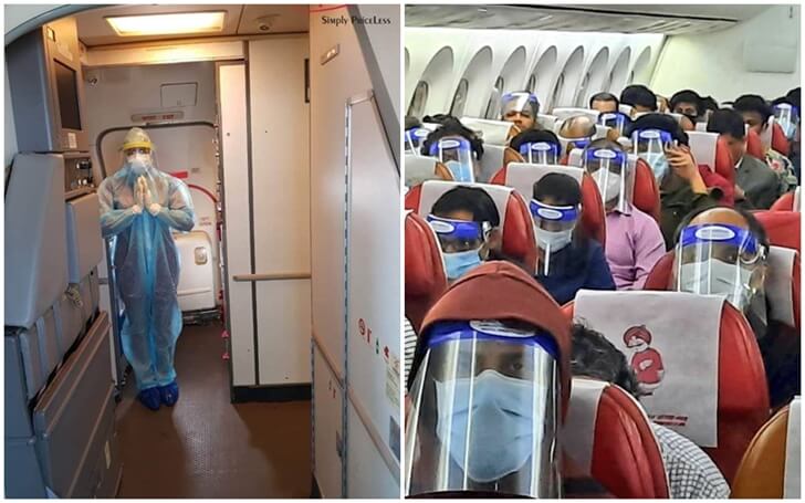 vande bharat mission, Air India COVID19 precautions, Repatriation flights to India, Evacuation flights to India