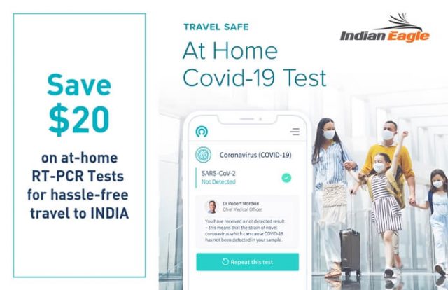 rt pcr test for india travel from uk