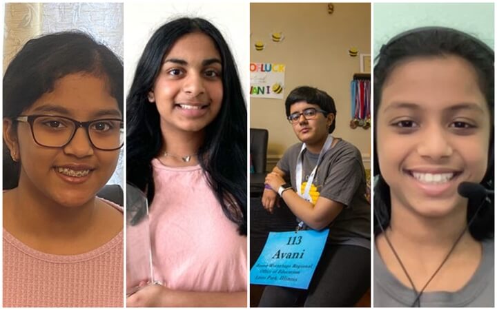 Scripps National Spelling bee finalists Indian American kids