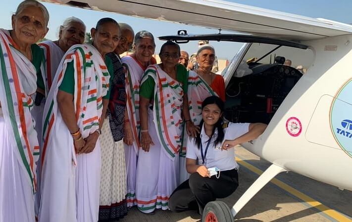 Bhuj airstrip, Madhapar women, Aarohi Pandit re-enacting JRD Tata flight