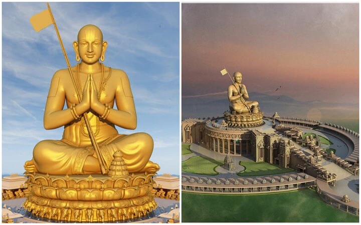 Statue of Equality in Hyderabad is India’s New Wonder with a 120-kg Gold Idol in a 45-acre Complex for Rs 1000 Cr