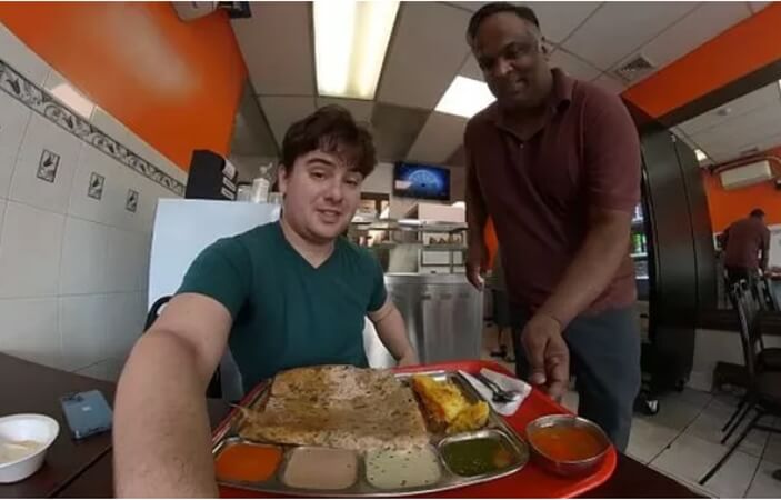 Xiaomanyc YouTuber, South Indian food NJ, Chennai Dosa Express Jersey City, Tamil Indians USA