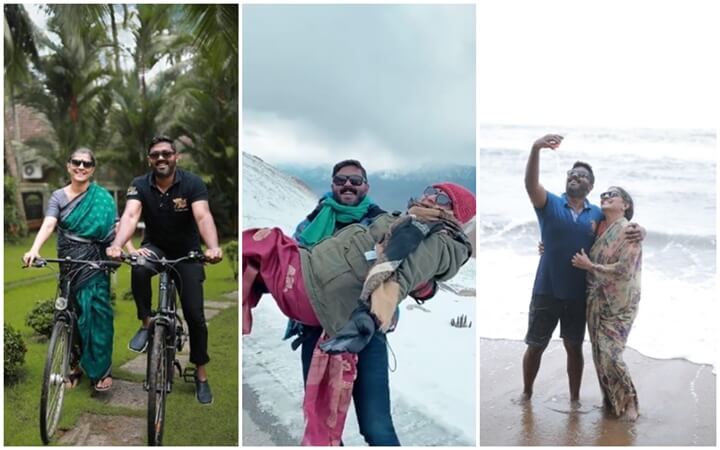 Sarath Geetha travel story, Indian mother son duo travel, travel inspirations