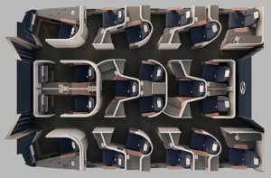 Lufthansa new business class seats. Lufthansa Allegris cabins, cheap Lufthansa business class tickets
