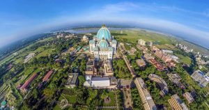 Temple of Vedic Planetarium ISKCON, where's largest temple in the world, Mayapur Chandradoya Mandir Bengal