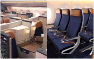 Air India A350-900 aircraft, Air India business class flights, Air India fleet new aircraft
