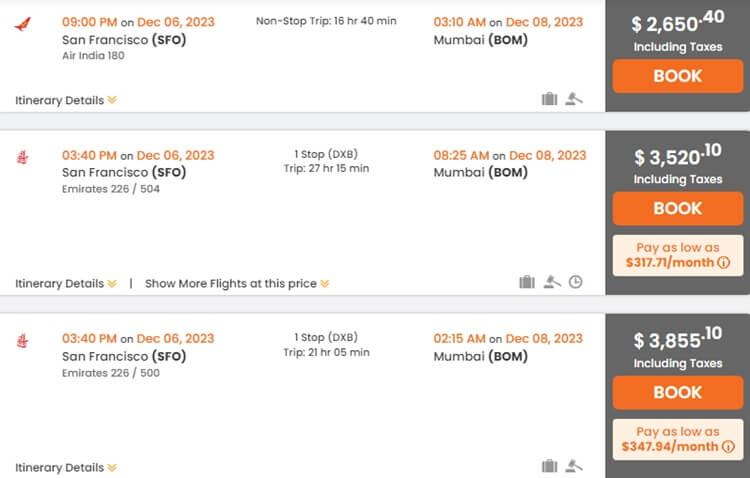 Air India premium economy deals, Emirates premium economy fares, Air India vs Emirates flight tickets to India 