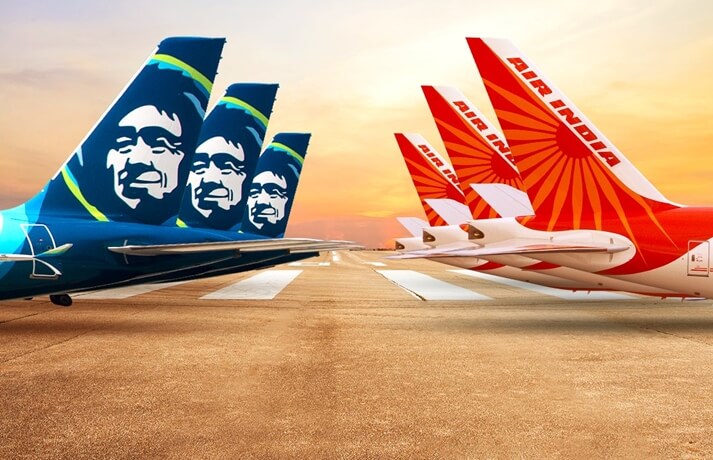 Air India Now Connects to 26 US Cities through Interline Partnership with Alaska Airlines