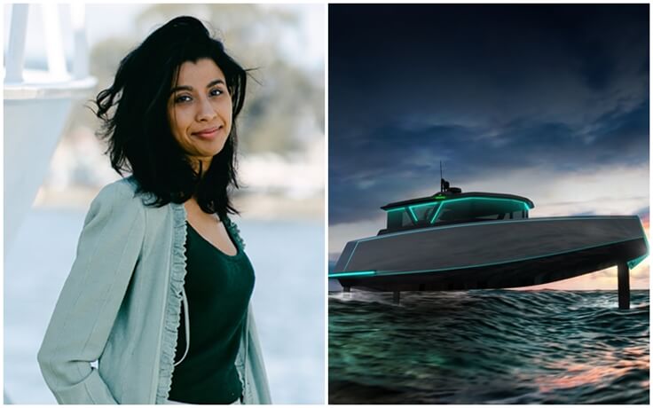 Sampriti Bhattacharyya, Navier CEO, Navier hydrofoil boats, Indian-origin CEOs USA