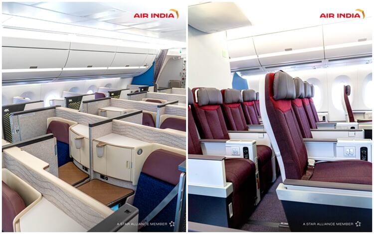 A Sneak Peek into Air India’s Brand New A350-900 Plane with Premium Economy, Elegant Interior, HD Screens