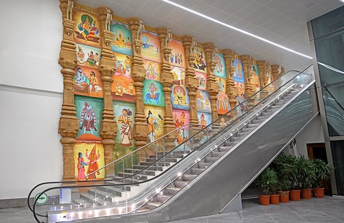 South Indian architecture, Trichy airport new terminal, flights to Tamil Nadu 