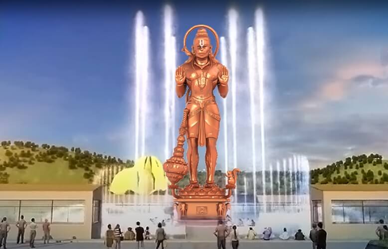 USA Unveils Massive 90-feet Statue of Lord Hanuman, the Tallest Hanuman Statue in North America