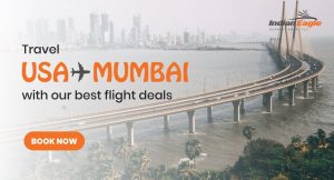 Indian Eagle flights to Mumbai from USA, USA to Mumbai best fare deals, cheap flight tickets to Mumbai Indian Eagle, nonstop flights to Mumbai from USA