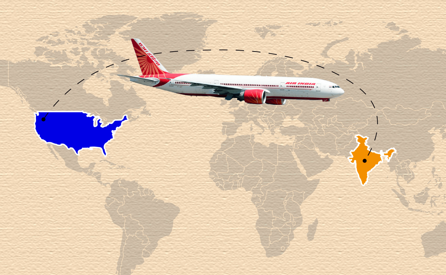 Air India news, Air India north America flights, US-India flights rerouting, Air India flights travel time
