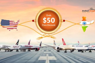 Indian Eagle flights discount, Indian Eagle discount coupon code, flight discount giveaways, cheap flights to India, $50 discount flight tickets to India