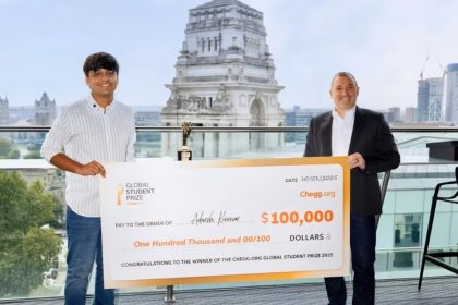 Bihar Teen Adarsh Kumar, Skillzo founder Adarsh Kumar, Global Student Prize 2025