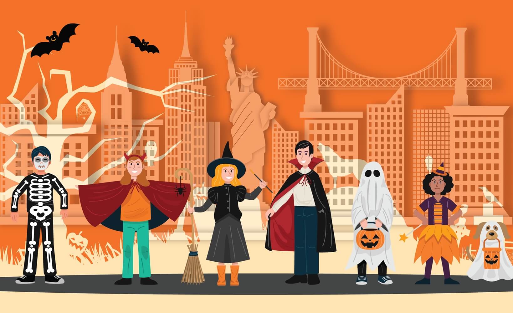Halloween events in New York, Halloween events in New Jersey, Halloween attractions in East Coast USA, where to celebrate Halloween in NYC