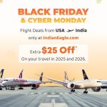 Indian Eagle flight discount, Indian Eagle Black Friday flight deals, Indian Eagle Cyber Monday flight sale, Indian Eagle Thanksgiving offer