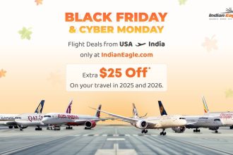 Indian Eagle flight discount, Indian Eagle Black Friday flight deals, Indian Eagle Cyber Monday flight sale, Indian Eagle Thanksgiving offer
