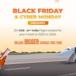 Indian Eagle flight discount, Indian Eagle Black Friday flight deals, Indian Eagle Cyber Monday flight sale, Indian Eagle Thanksgiving offer