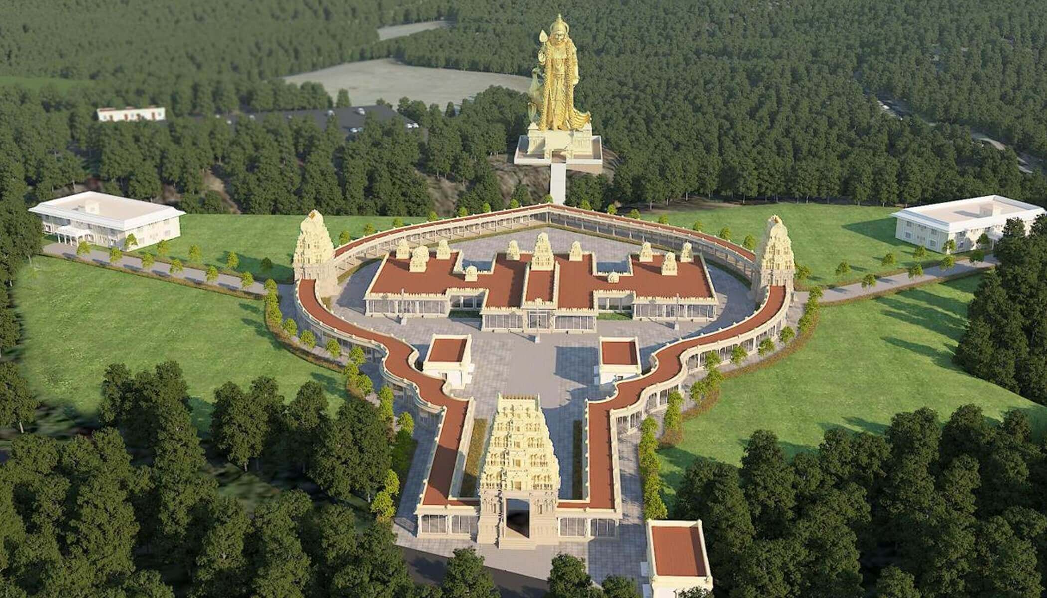 world's tallest Lord Murugan statue, North Carolina Murugan statue, 155-foot Murugan statue USA, Indians in North Carolina 