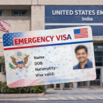 How to apply for emergency visa to USA from India, US emergency visa requirements, emergency US visa appointment guide for Indians