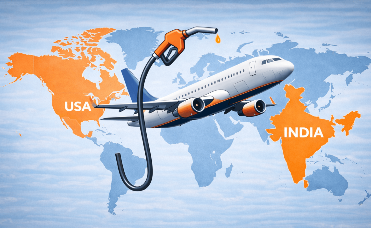 airlines increasing fares, flight ticket prices increasing, jet fuel costs, global aviation news, US to India travel news