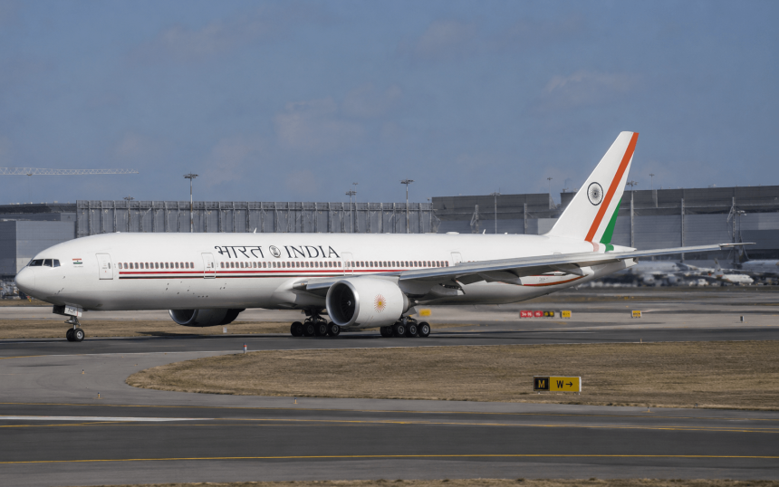 Air India One B777, PM Modi flights Air India One, Air India One safety features