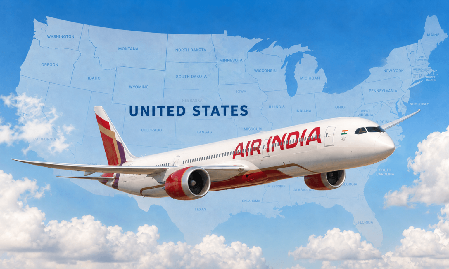 Air India news, Air India flights, Air India US network, India to USA nonstop flights, Air India Chicago news
