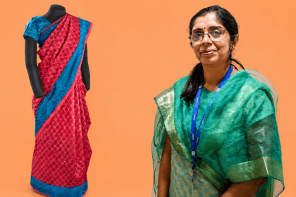 Nandini Harinath, Nandini Harinath Saree, ISRO women scientists, rocket women of India, Smithsonian National Air and Space Museum