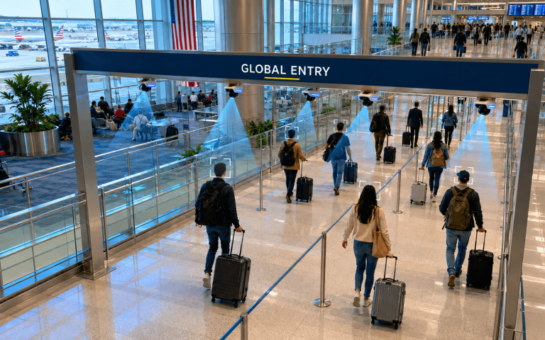 US Global Entry news, Global Entry camera capture, Global Entry new tech trials, US aviation news