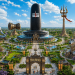 world's tallest Shiva lingam, Varanasi 130-foot Shivling, Varanasi temples