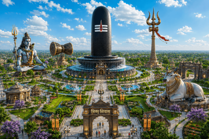 world's tallest Shiva lingam, Varanasi 130-foot Shivling, Varanasi temples