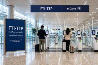 India's trusted traveler program FTI-TTP, Fast Track Immigration program for OCI cardholders, how to apply for FTI-TTP in India, how India's Fast Track Immigration works