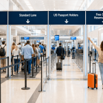 US airport security reservation, free TSA screening time reservation, free TSA security reservation lanes, how to skip TSA lines for free
