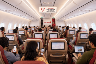Air India inflight Wi-Fi, Air India Wi-Fi pricing plans, Air India routes with inflight internet, is Air India inflight WiFi free