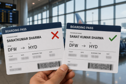 airline policy for name correction, name errors in flight tickets, name misspellings on flight ticket, international travel guides