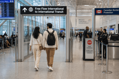 Canada airports news, Canada border control, international transit in Canada, travel to USA via Canada