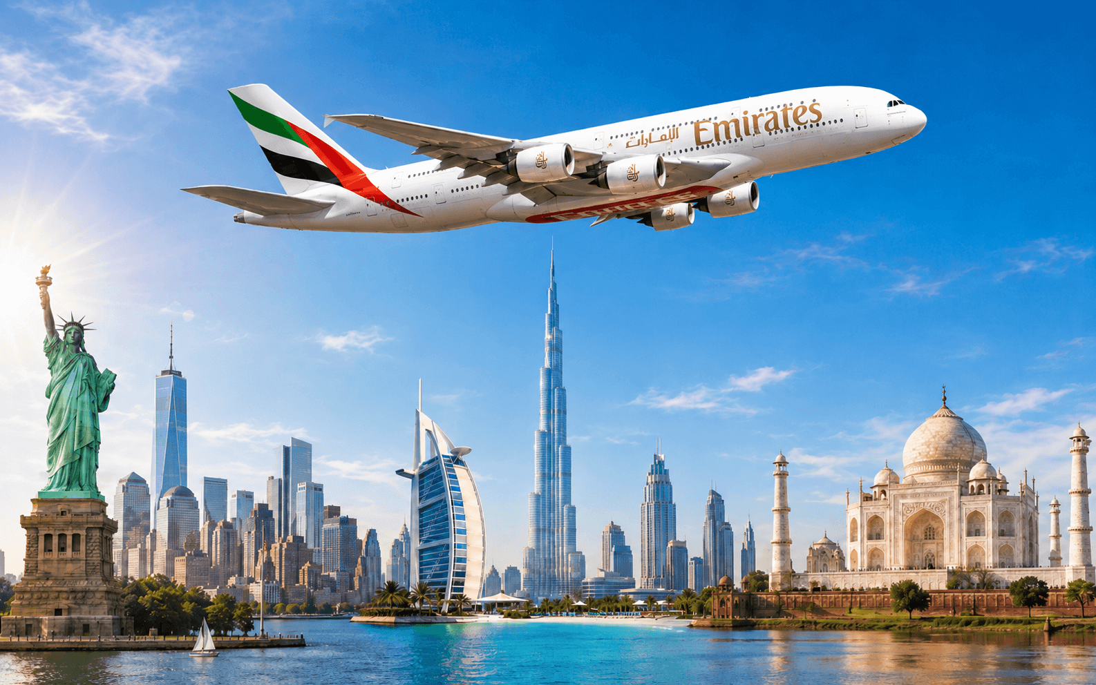 Emirates free date change, Emirates 24-hour fare hold, Emirates insurance cover, Emirates flight tickets
