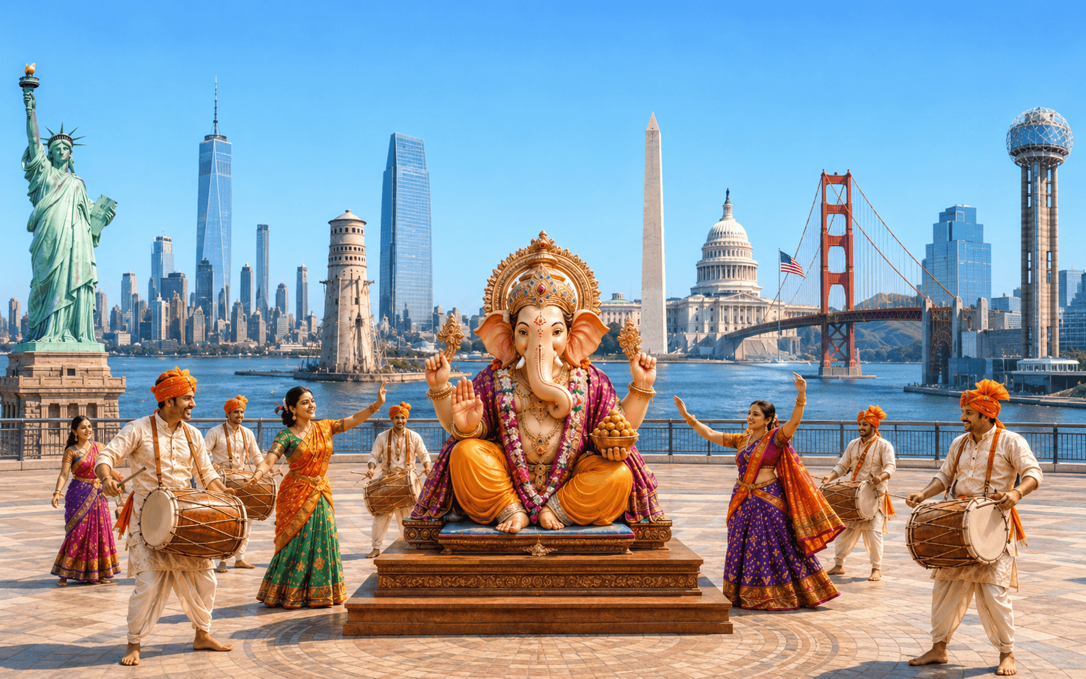 Ganesh Chaturthi 2026 USA, Ganesh Utsav USA, Ganesh festival celebrations USA, Ganesh Chaturthi 2026 date