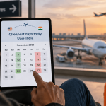 cheapest days to fly, cheapest days to travel US to India, best days to book flight tickets, best Indian Eagle deals, winter travel 2026
