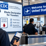 CDC Ebola declaration, US travel news, US CDC update, advisory for travelers to USA, CDC declaration